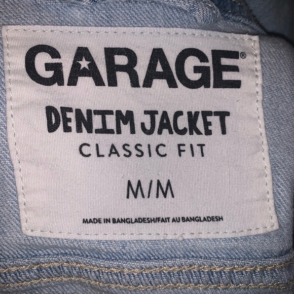 Garage Light Wash Demin Jacket Classic Fit - Picture 6 of 6
